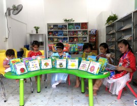 Phòng đọc sách tại Nhà văn hóa Thiếu nhi quận Ninh Kiều - Không gian sinh hoạt văn hóa mới dành cho thanh thiếu nhi