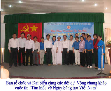 Chung khảo cuộc thi "Tìm hiểu về Ngày Sáng tạo Việt Nam" và phát động Ngày Sáng Tạo Việt Nam năm 2010 với chủ đề "Biến đổi khí hậu"