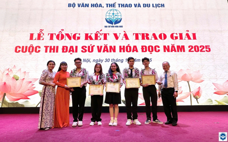 Thành phố Cần Thơ gặt hái thành công tại  Cuộc thi Đại sứ Văn hóa đọc 2025